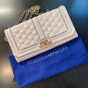 Rebecca Minkoff Chevron Quilted Love Crossbody Bag